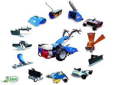 برخی از متعلقات قابل نصب روی تراکتور دوچرخ