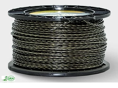 نخ فرانسوی مارپیچ مشکی طلایی 