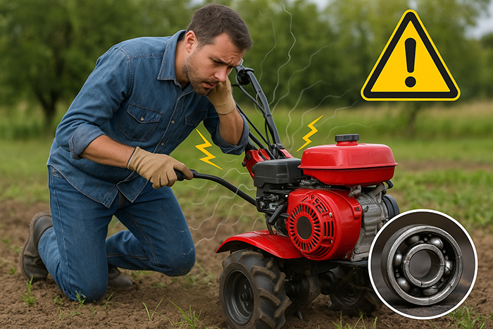 عدم توجه به صدای ناهنجار تراکتور دوچرخ  باعث خرابی سریعتر آن می شود